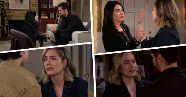 DAYS Week of March 25, 2024: Jada yelled at Stephanie about Everett. Leo nearly told the truth at Jude's christening. Holly confessed that the drugs had been hers. Alex and Kristen pretended to date.